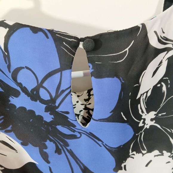 Vintage Floral Semi Sheer Dress - Picture 11 of 11